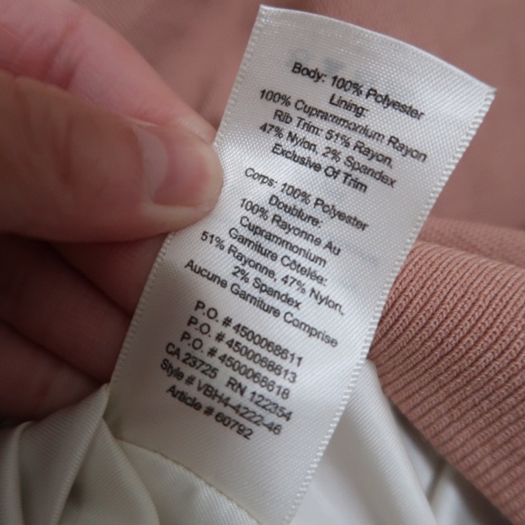 Aritzia Wilfred Poussin Bomber Jacket Size XS - Picture 5 of 6